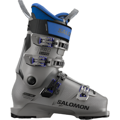 SALOMON SPro Supra 120 ski boots - Mens - Steel Grey/Black/Race Blue