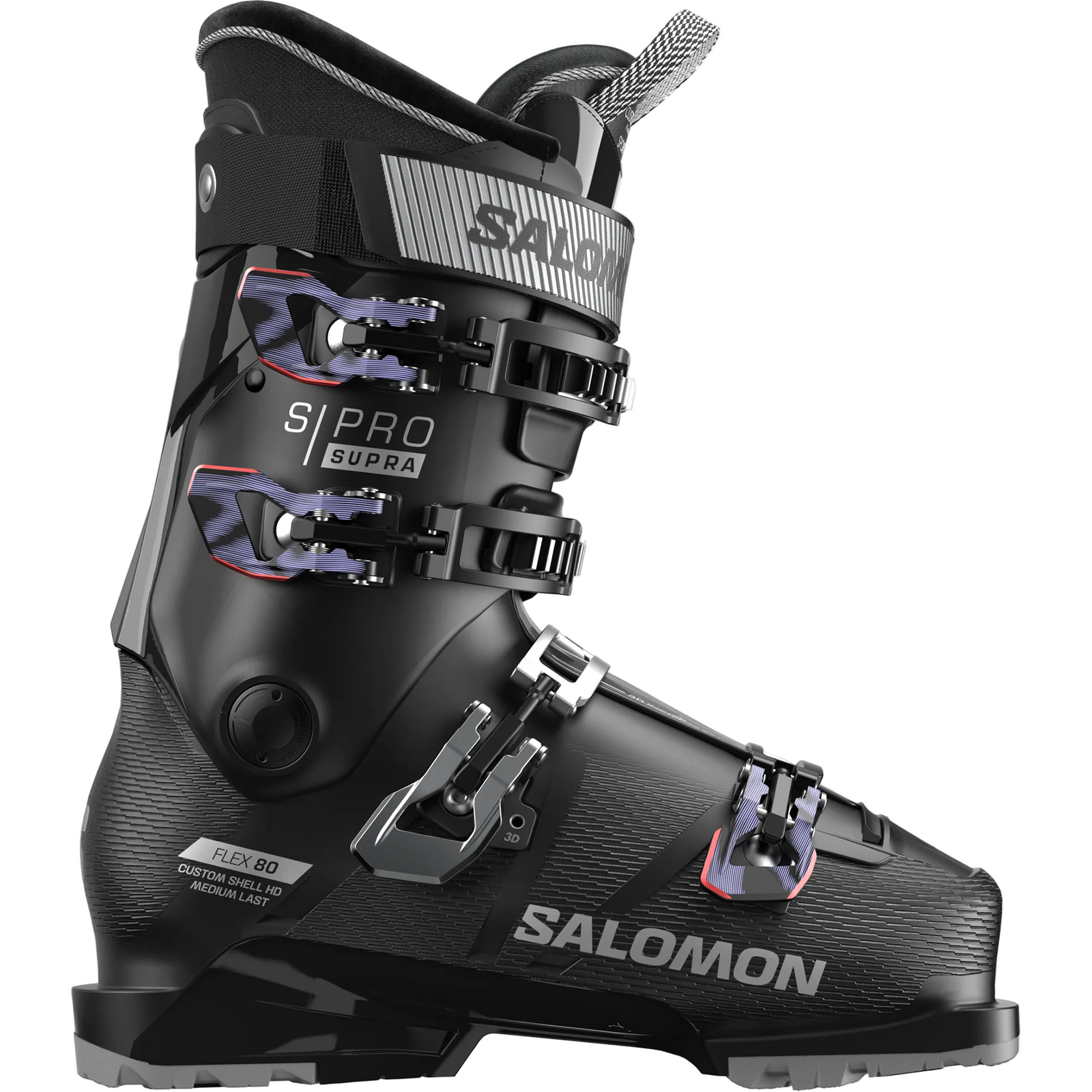 SALOMON S/Pro Supra 80 ski boots - Womens - Black/Silver