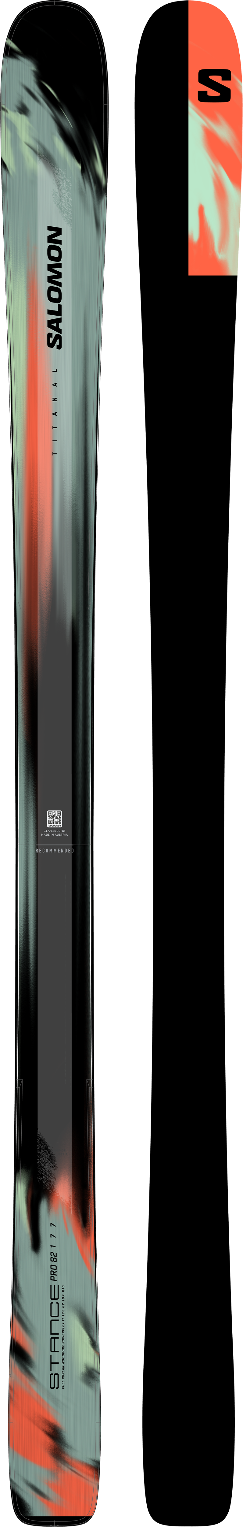 Salomon Stance Pro 82 Skis 2026 - Mens 177 - Iceberg/Nast/Black