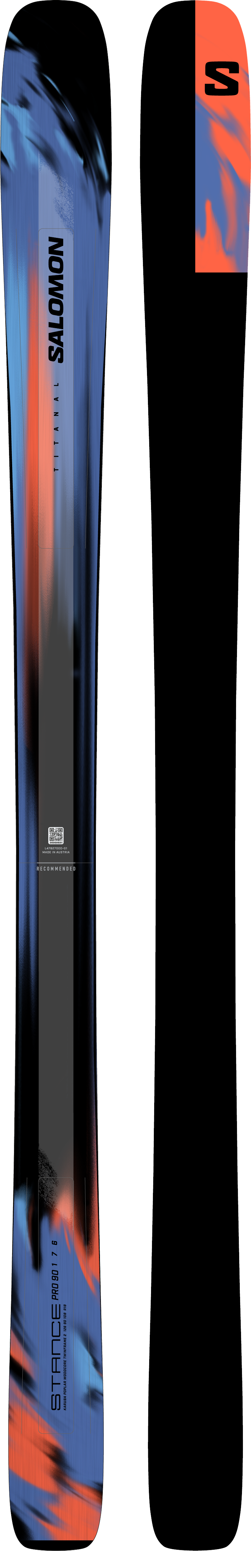 Salomon Stance Pro 90 Skis 2026 - Mens 182 - Blue Yonder/Nas