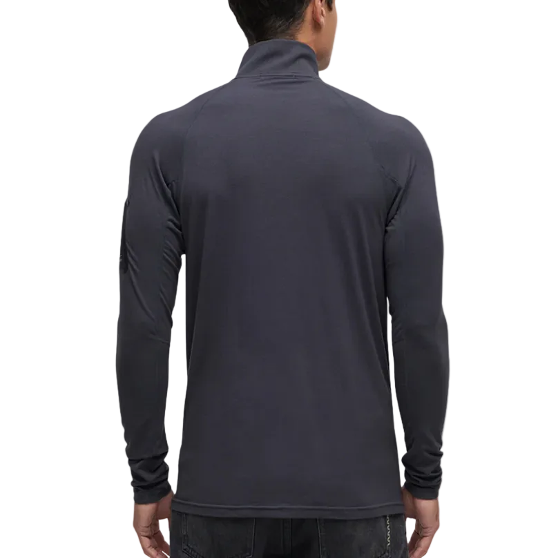 LE BENT Core Midweight 1/4 Zip thermal top - Mens - Dark Cloud