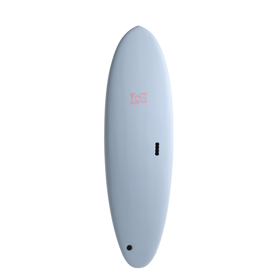 MICK FANNING Laura Sugar Glider Super Soft softboard - Grey/sky - 6ft 6