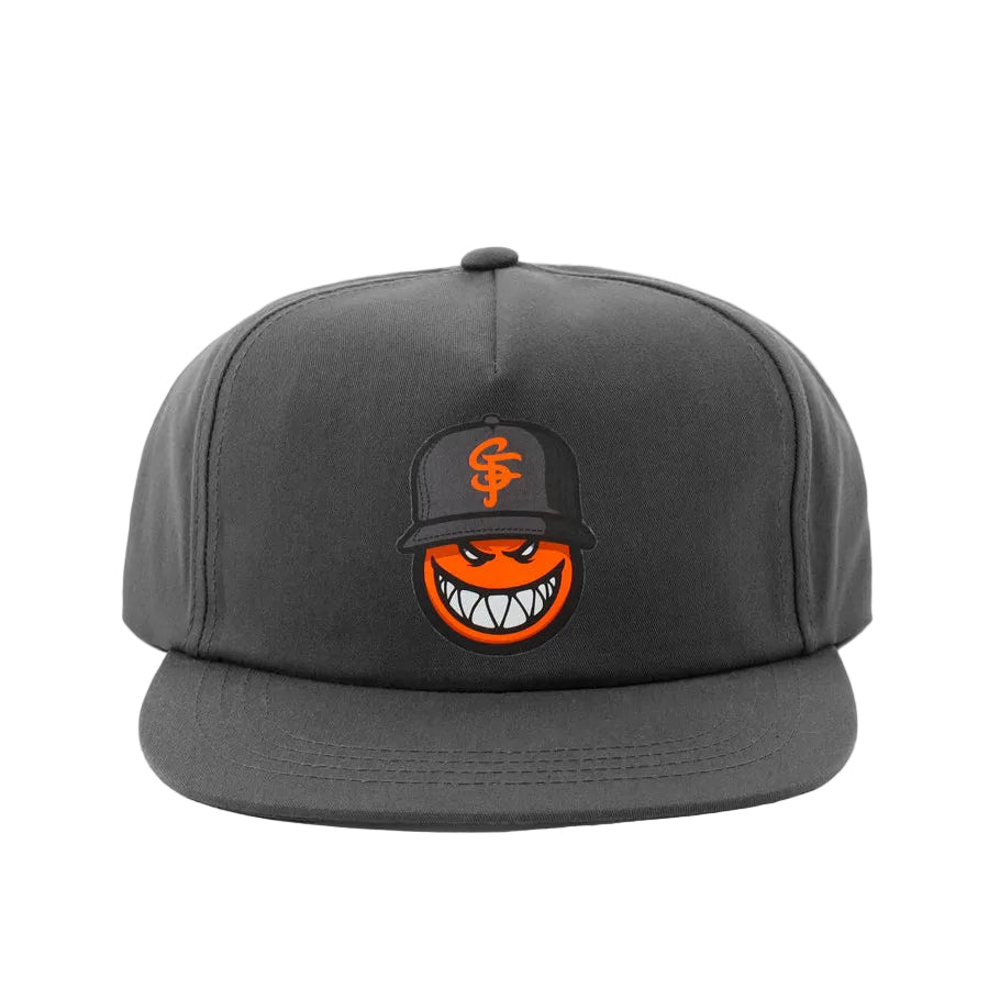 Thrasher x Spitfire LOC Snapback Cap - Charcoal