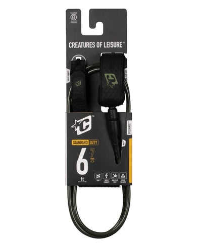 Creatures Reliance Standard Duty 6ft Leash - Military Black