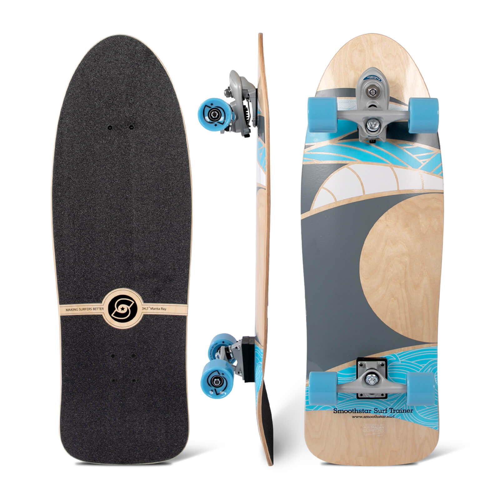 SMOOTHSTAR 34.5 Manta Ray 2.0 surf skate