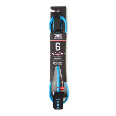 OCEAN AND EARTH One XT Slimline Pro 6ft Leash - Blue
