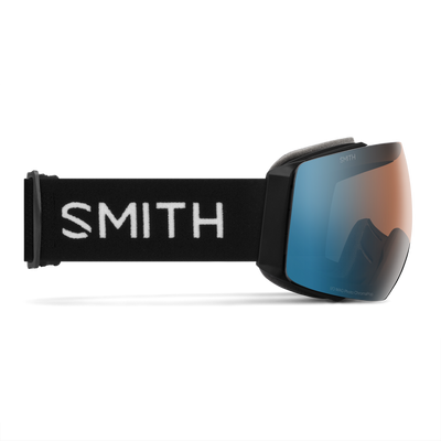 SMITH I/O Mag Low Bridge goggles - Black w/ Photochromic Pro Blue Mirror