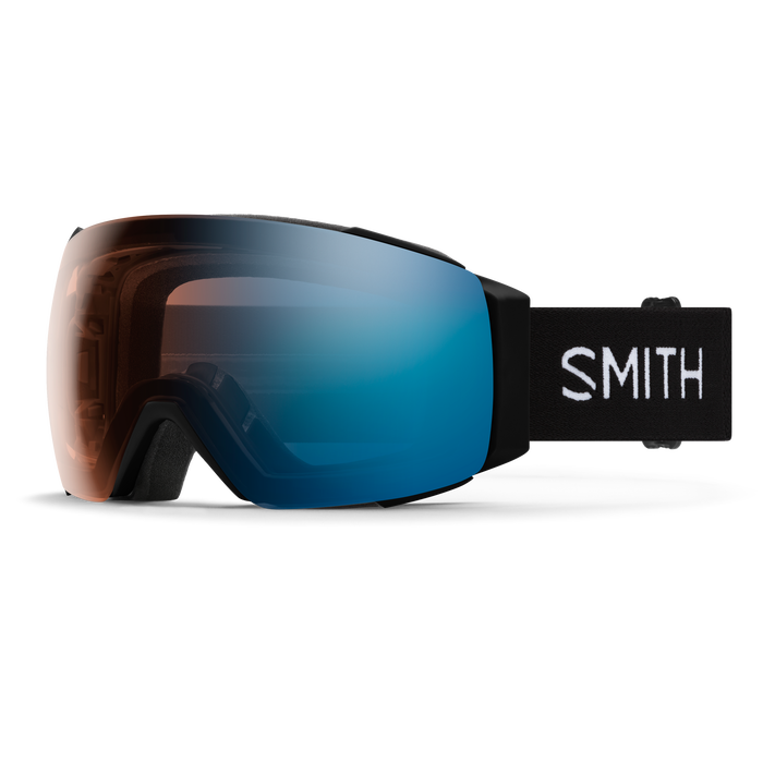SMITH I/O Mag Low Bridge goggles - Black w/ Photochromic Pro Blue Mirror
