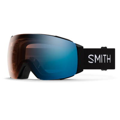 SMITH I/O Mag Low Bridge goggles - Black w/ Photochromic Pro Blue Mirror