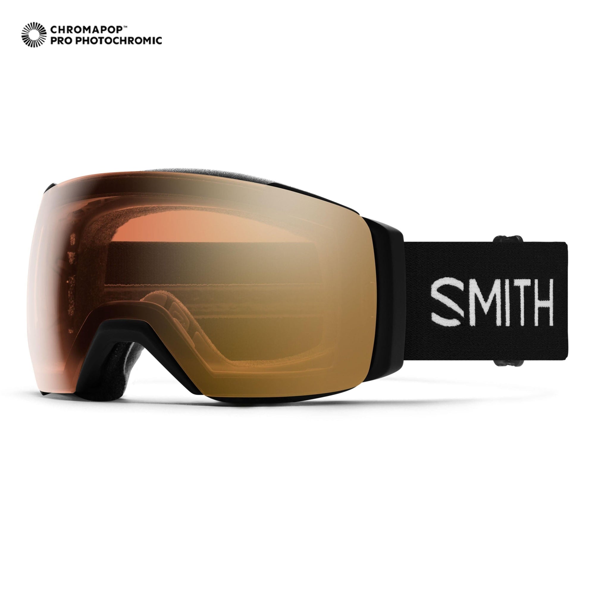 SMITH I/O Mag XL goggles - Black - Pro Photochromic Gold Mirror