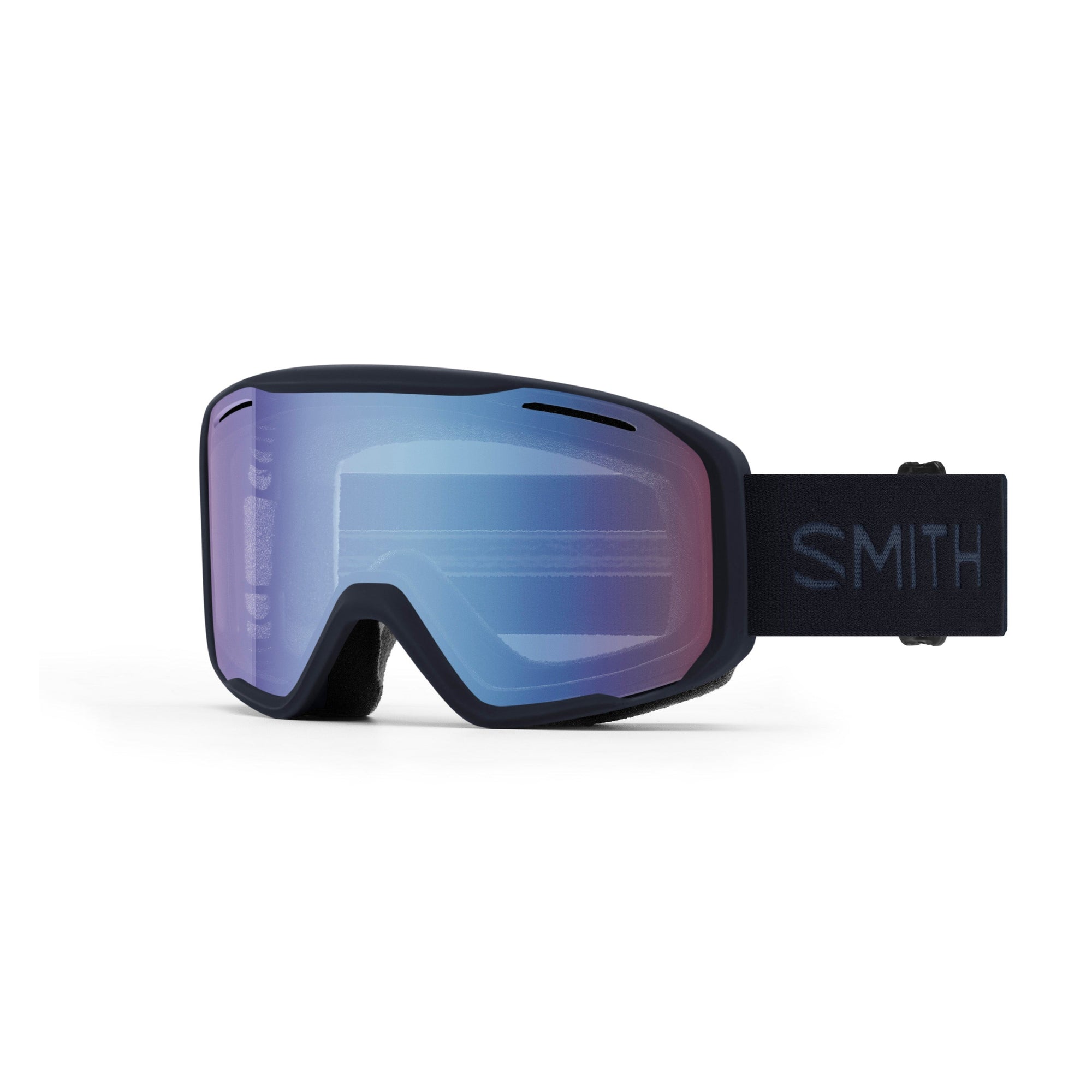 SMITH Blazer Low Bridge goggles - Black frame w/ Red Solex