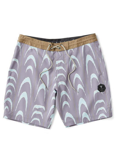VISSLA Monster Stripes 18.5" Boardshort - Dusty Lilac