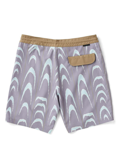 VISSLA Monster Stripes 18.5" Boardshort - Dusty Lilac