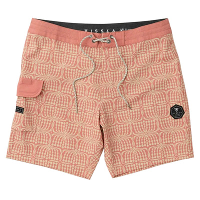 VISSLA Croozer 17.5 boardshorts - Retro Red