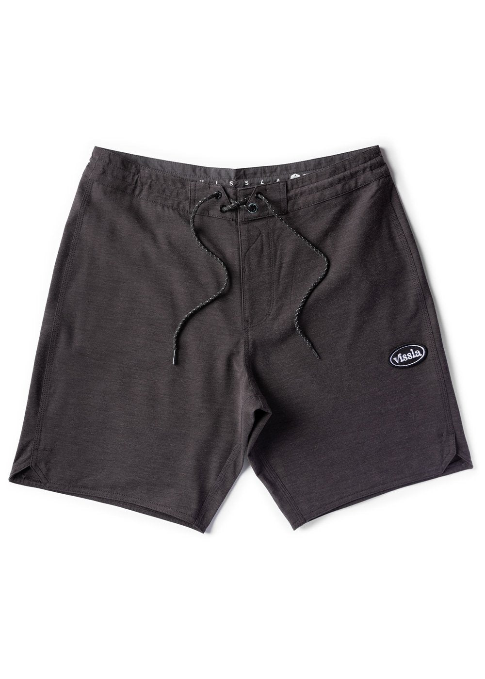 VISSLA Solid Sets 18.5" Boardshort - Black