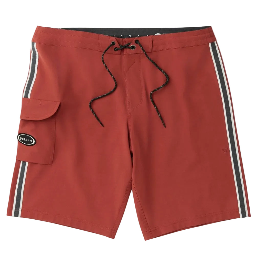 VISSLA Long Sets 21" boardshorts - Red