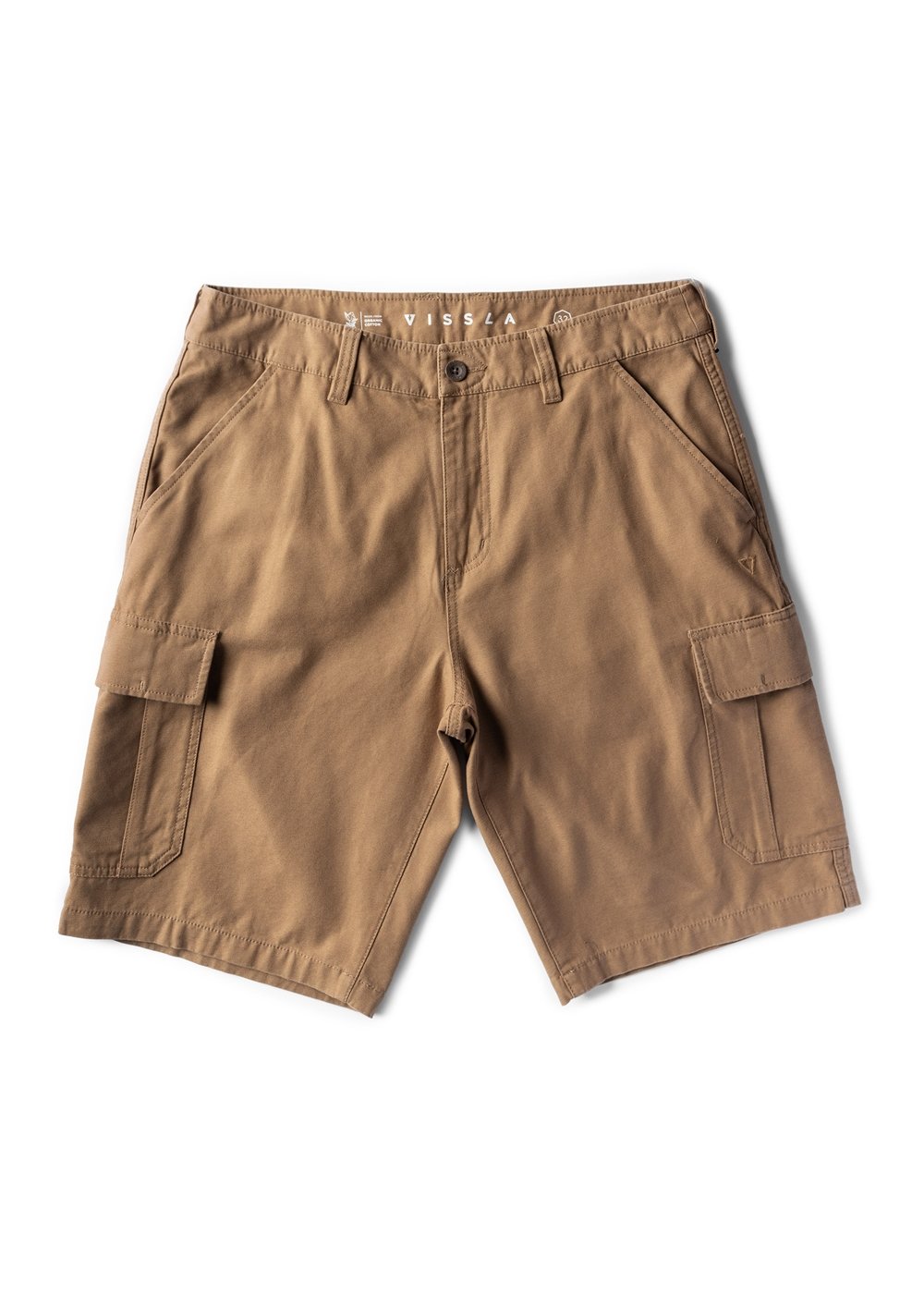 VISSLA County Cargo Twill 21 walkshorts - Dark Khaki