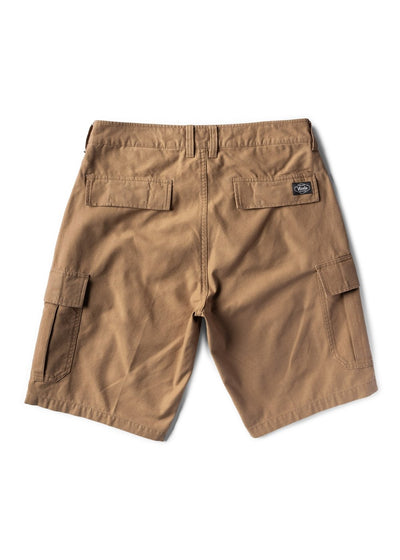 VISSLA County Cargo Twill 21 walkshorts - Dark Khaki