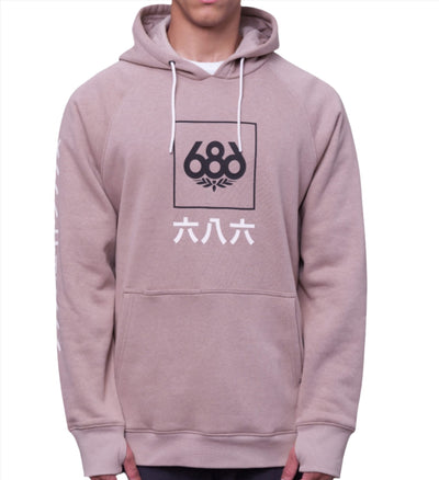 686 Script Knockout Hoody - Dusty Mauve