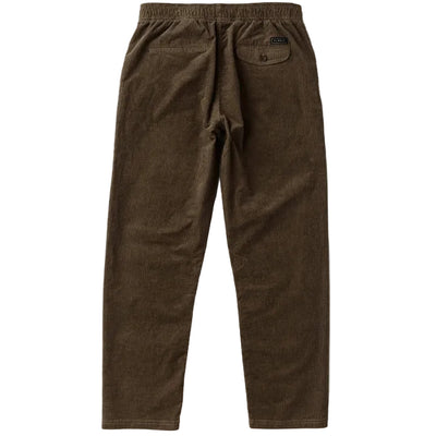 VISSLA No See Ums Cord Eco Elastic pants - Dark Earth