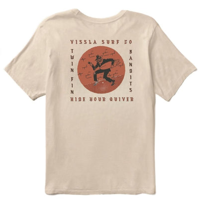 VISSLA Bandit Organic Blend t-shirt - Bone