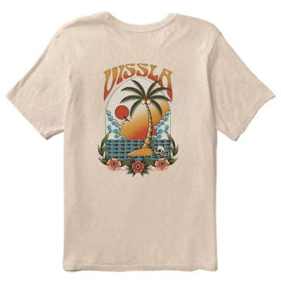 VISSLA Marooned Organic Blend t-shirt - Bone