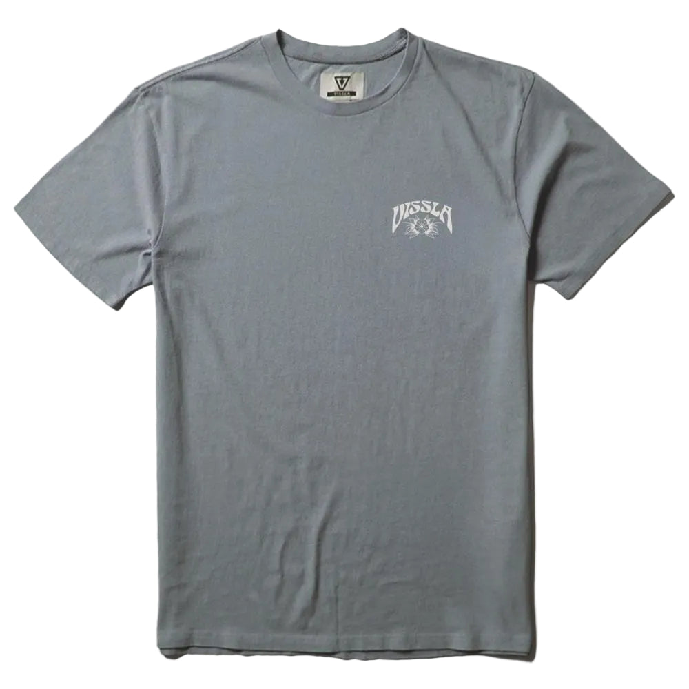 VISSLA Marooned Organic Blend t-shirt - Blue Haze
