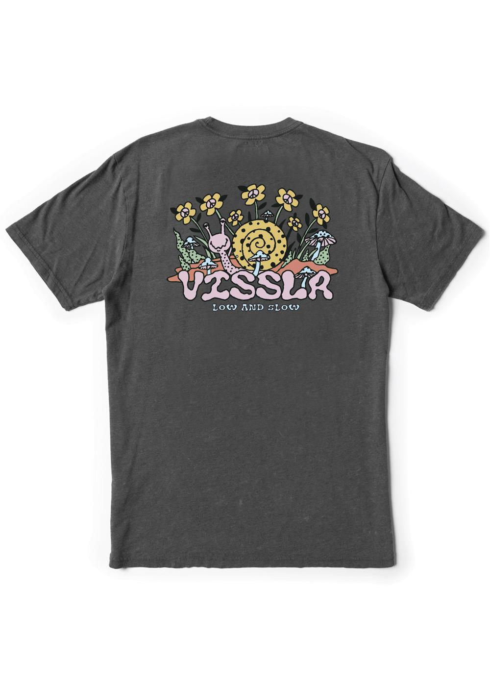 VISSLA Snail Pace Cosmic Organic Blend SS Tee - Phantom