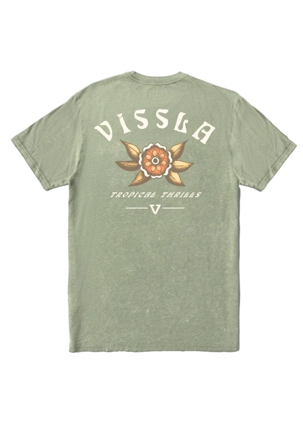 VISSLA Inklines Cosmic SS Tee - Sage