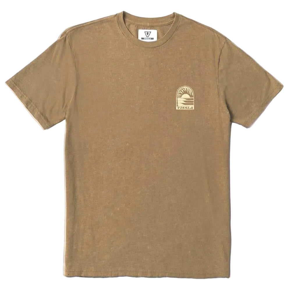 VISSLA Canopy Cosmic Wash SS t-shirt - Chocolate