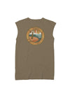 VISSLA Glass on Glass off Organic Blend Sleeveless t-shirt - Khaki