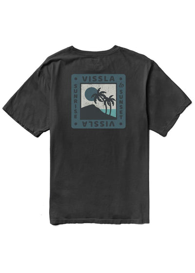 VISSLA Sunrise Organic t-shirt - Black