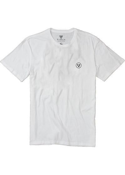 VISSLA Shallows Organic Blend SS Tee - White