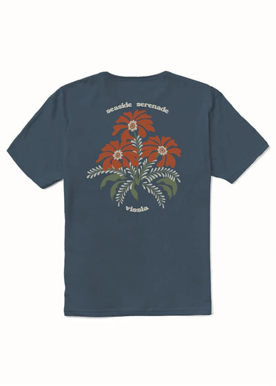 VISSLA Seaside Serenade Organic Blend SS Tee - Dark Denim