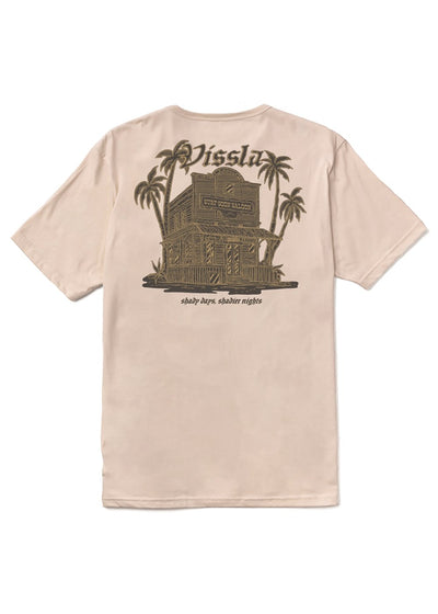 VISSLA Surf Goon Saloon Organic Tee - Bone