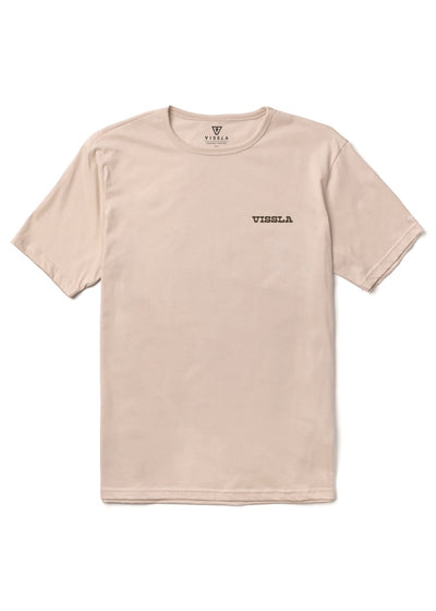 VISSLA Surf Goon Saloon Organic Tee - Bone