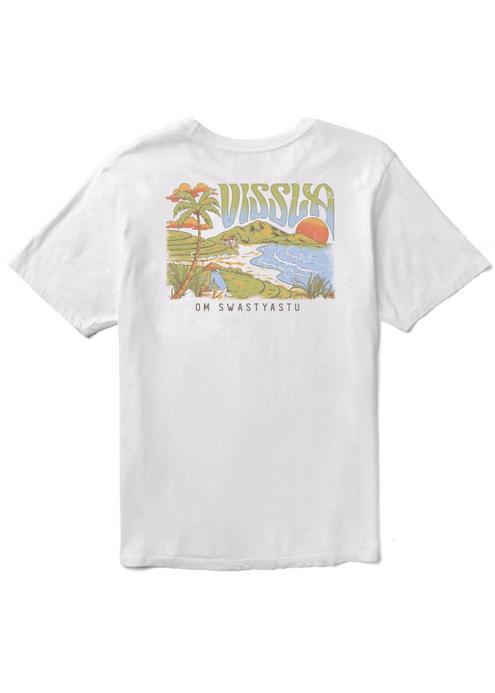 VISSLA Bali Belly Organic Blend t-shirt - White