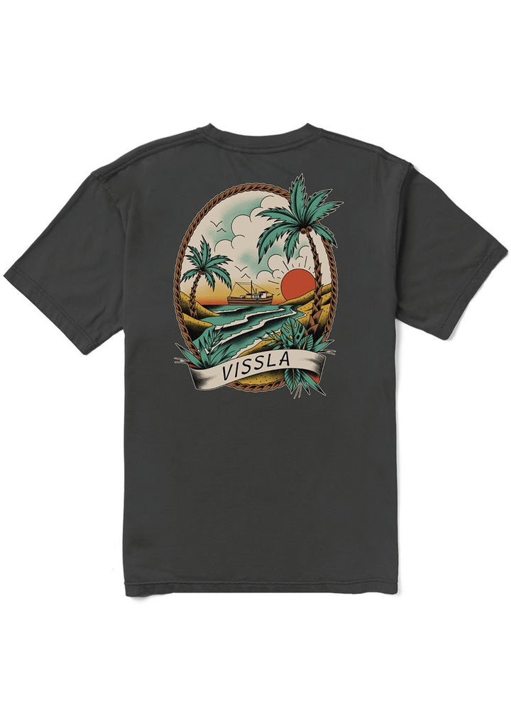 VISSLA Captain Premium Organic Pkt Tee - Phantom