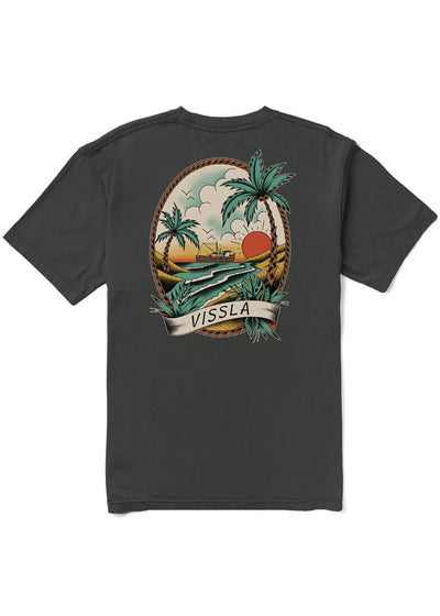 VISSLA Captain Premium Organic Pkt Tee - Phantom