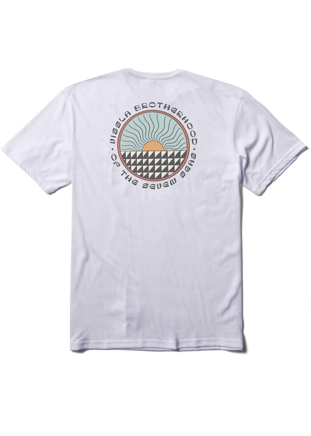 VISSLA Surf Check Organic t-shirt - White