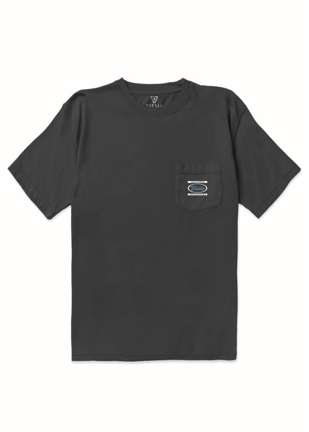 VISSLA Creators Gathering Swell Vintage SS Pkt Tee - Phantom
