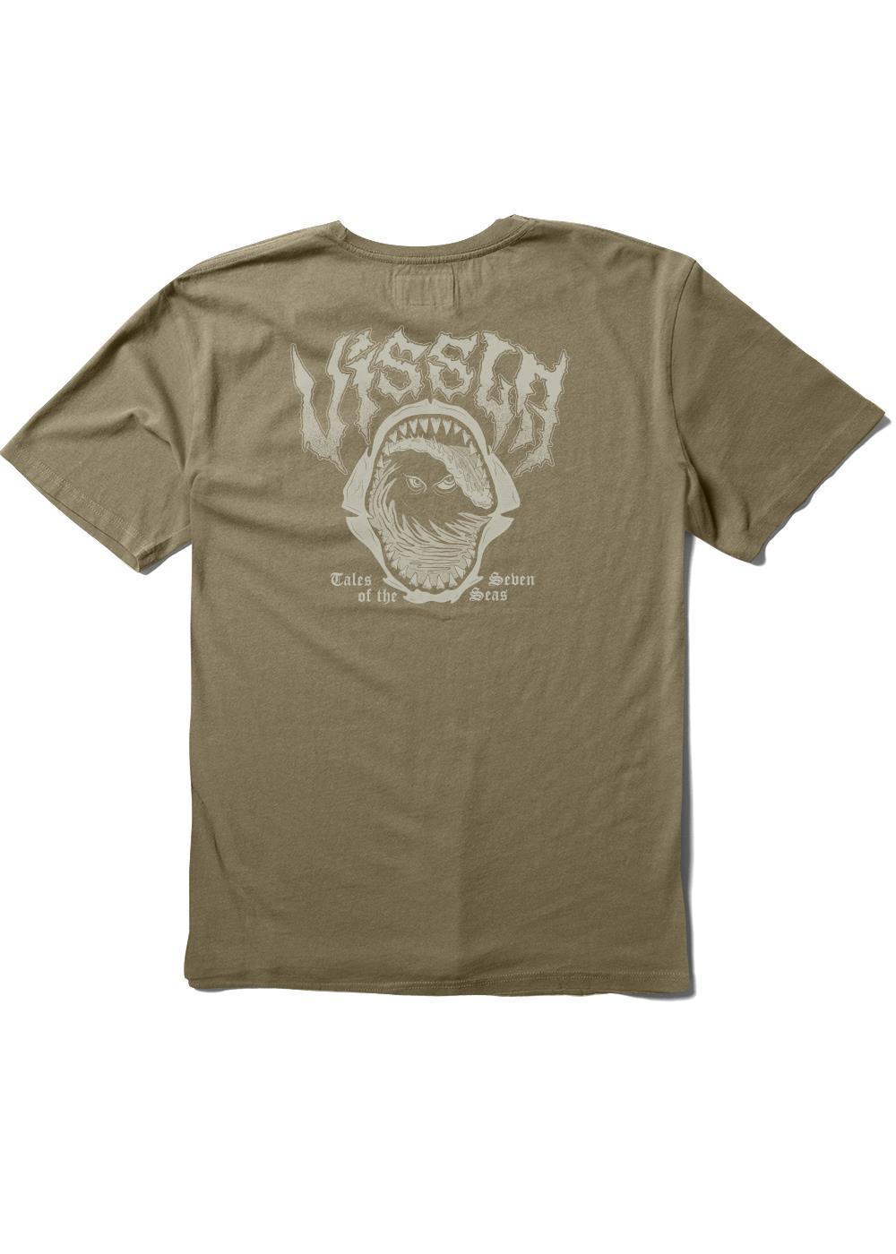 VISSLA In the shade Vintage t-shirt - Dark Khaki