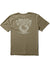 VISSLA In the shade Vintage t-shirt - Dark Khaki