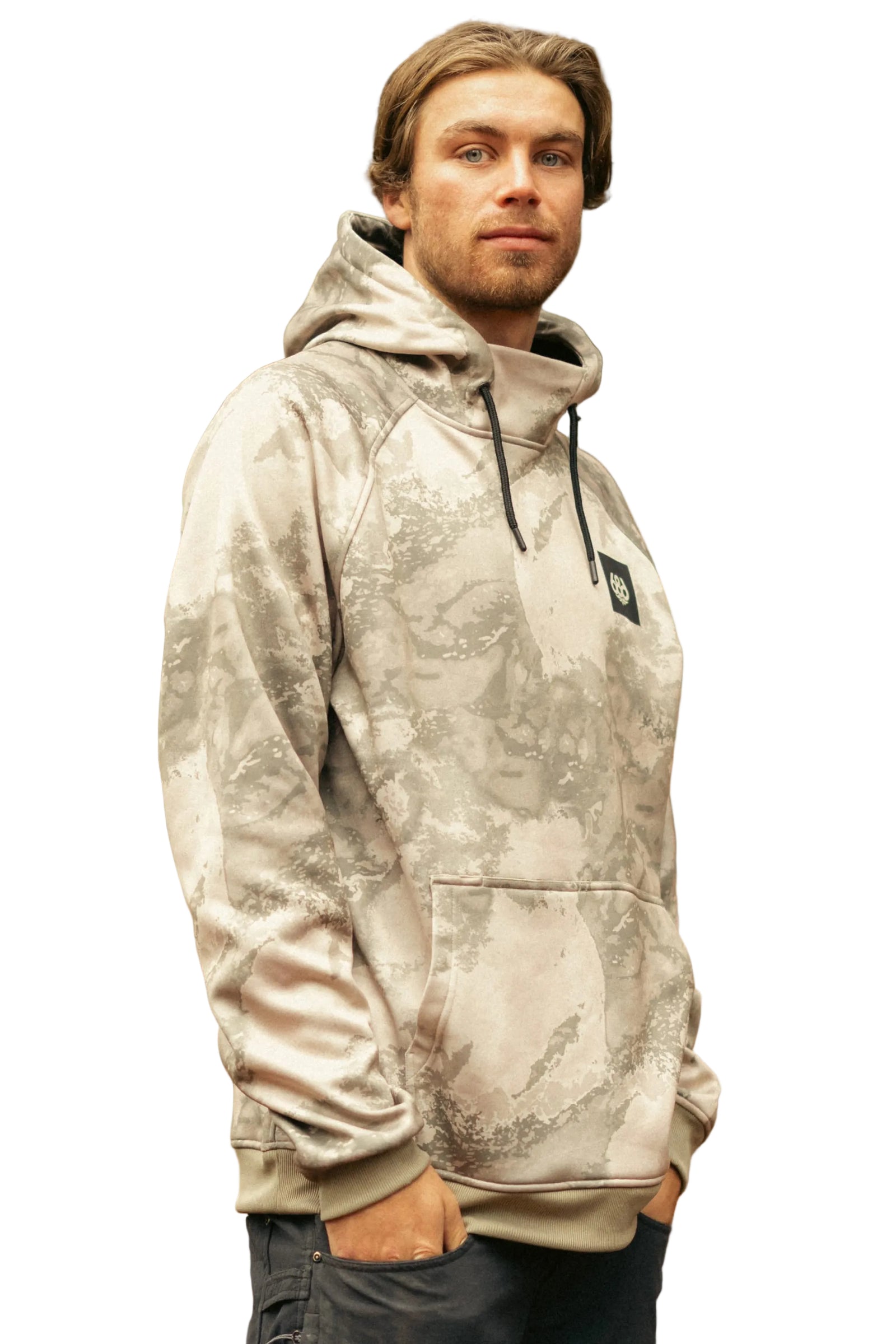 686 Bonded Fleece Hoody - Mens - Limestone Hemisphere