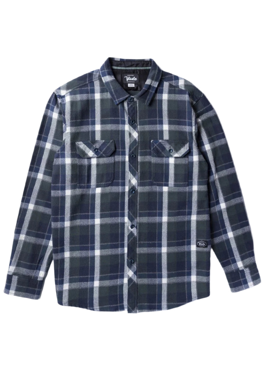 VISSLA Creators Innovators Eco flannel shirt - Evergreen