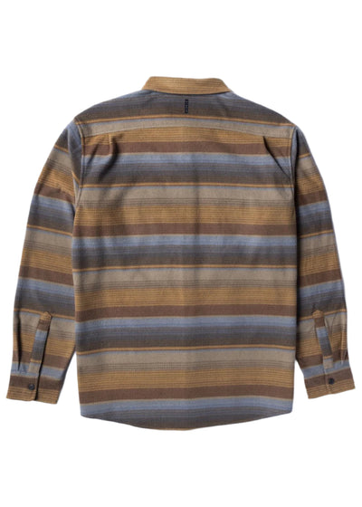 VISSLA Eco-zy Long Sleeve polar Flannel - Khaki