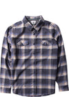 VISSLA Central Coast Long Sleeve Flannel - Graphite