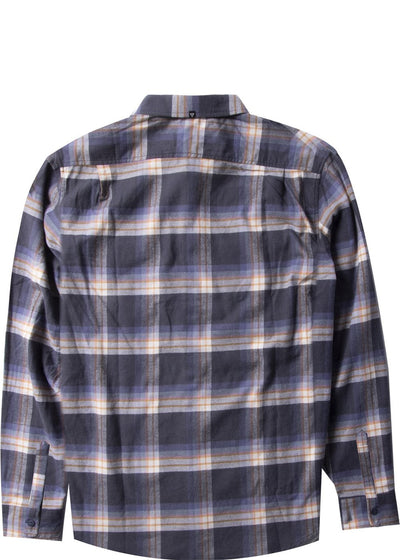 VISSLA Central Coast Long Sleeve Flannel - Graphite