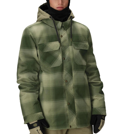 686 Woodland Insulated Jacket - Mens sage plaid