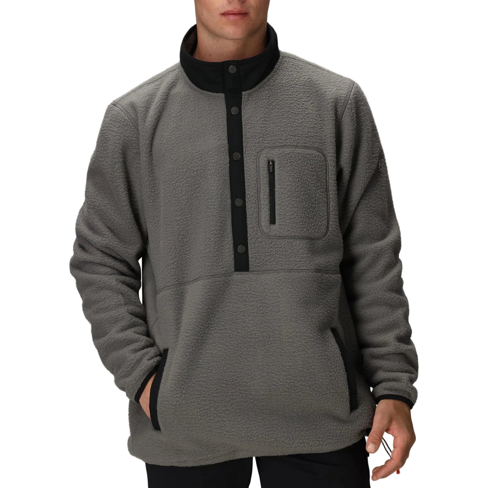 686 Tioga Fleece Pullover - Mens - Rhino Grey